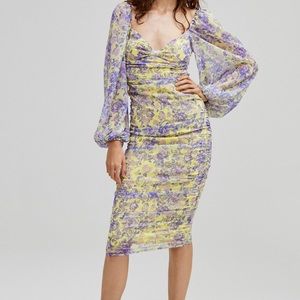 FOR LOVE & LEMONS MAUI MIDI DRESS